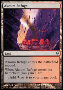Akoum Refuge - Zendikar (Uncommon) [ZEN-210]